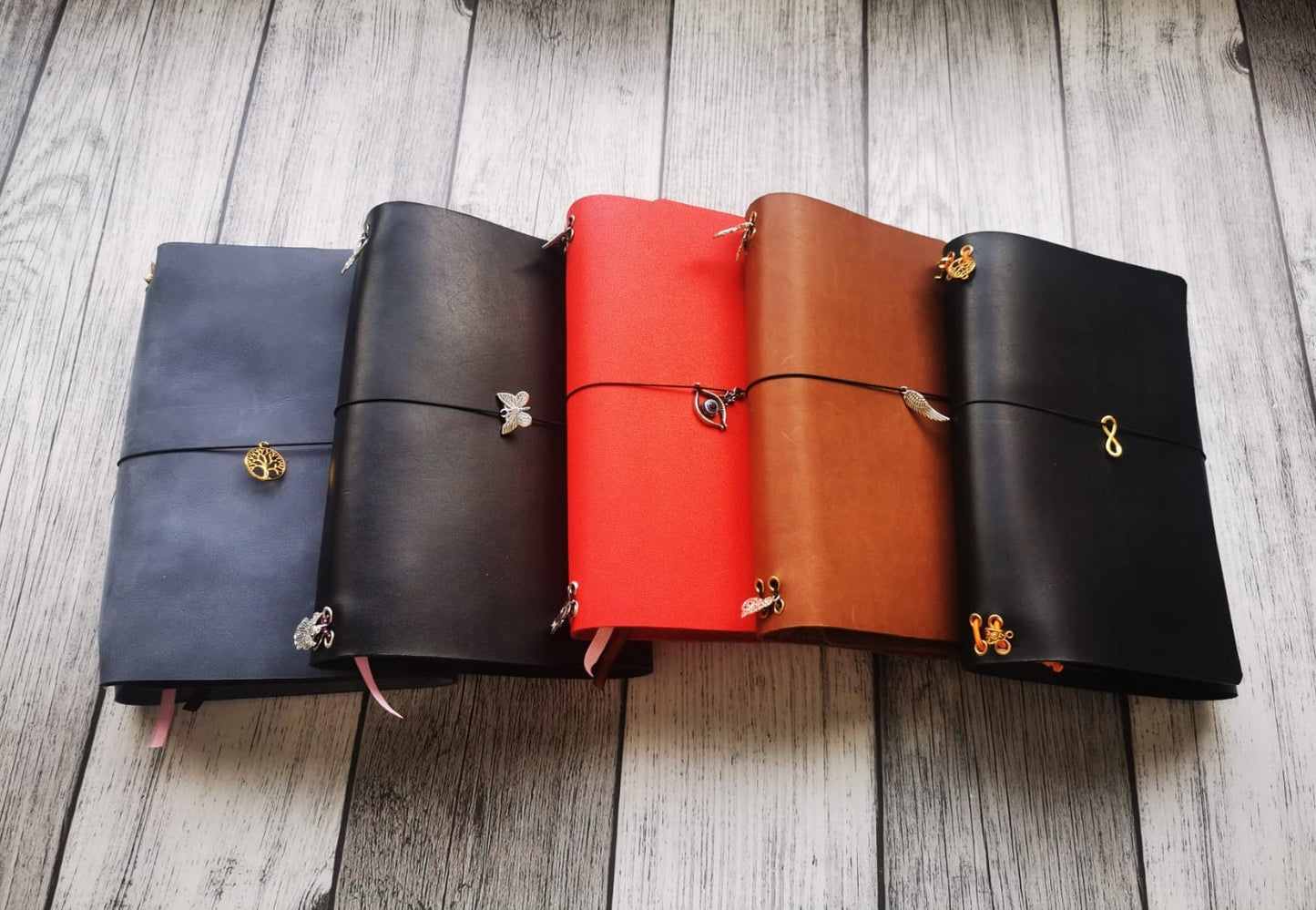 A5 Trifold Leather Journal