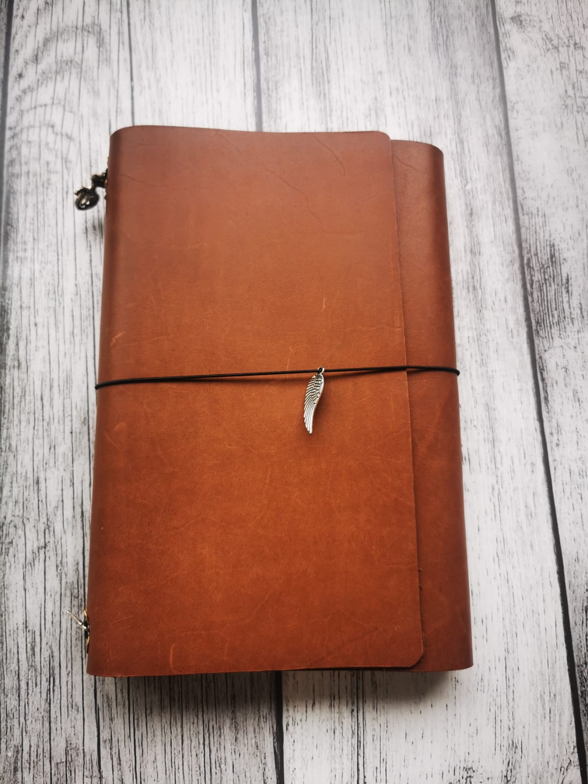 A5 Trifold Leather Journal